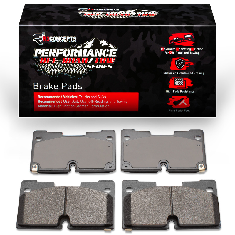 GMC Sierra 1500 Brake Pads - Front - R1 Concepts - Off-Road/Tow - `19-`26